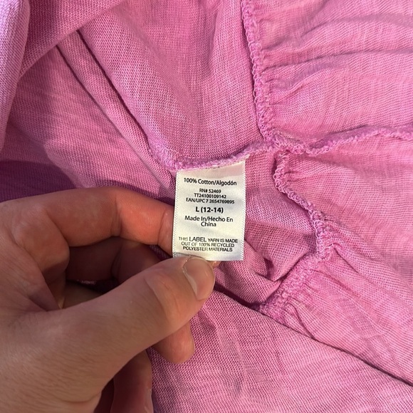 Time and Tru short sleeve shirt size large (12-14) women’s - Picture 7 of 7